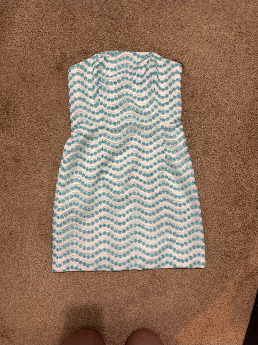 Lilly Pulitzer Leavens Dress in Shorely Blue